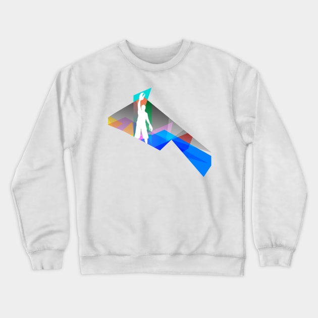 Lobster Hierarchy #2 - Abstract Crewneck Sweatshirt by eggparade